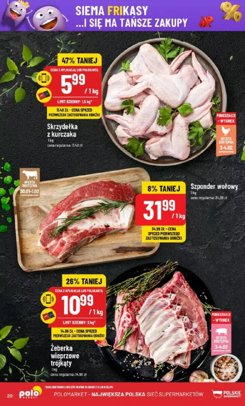 Gazetka promocyjna PoloMarket - ważna 29.01 do 04.02.2025 - strona 13 - produkty: Kurczak, Skrzydełka z kurczaka