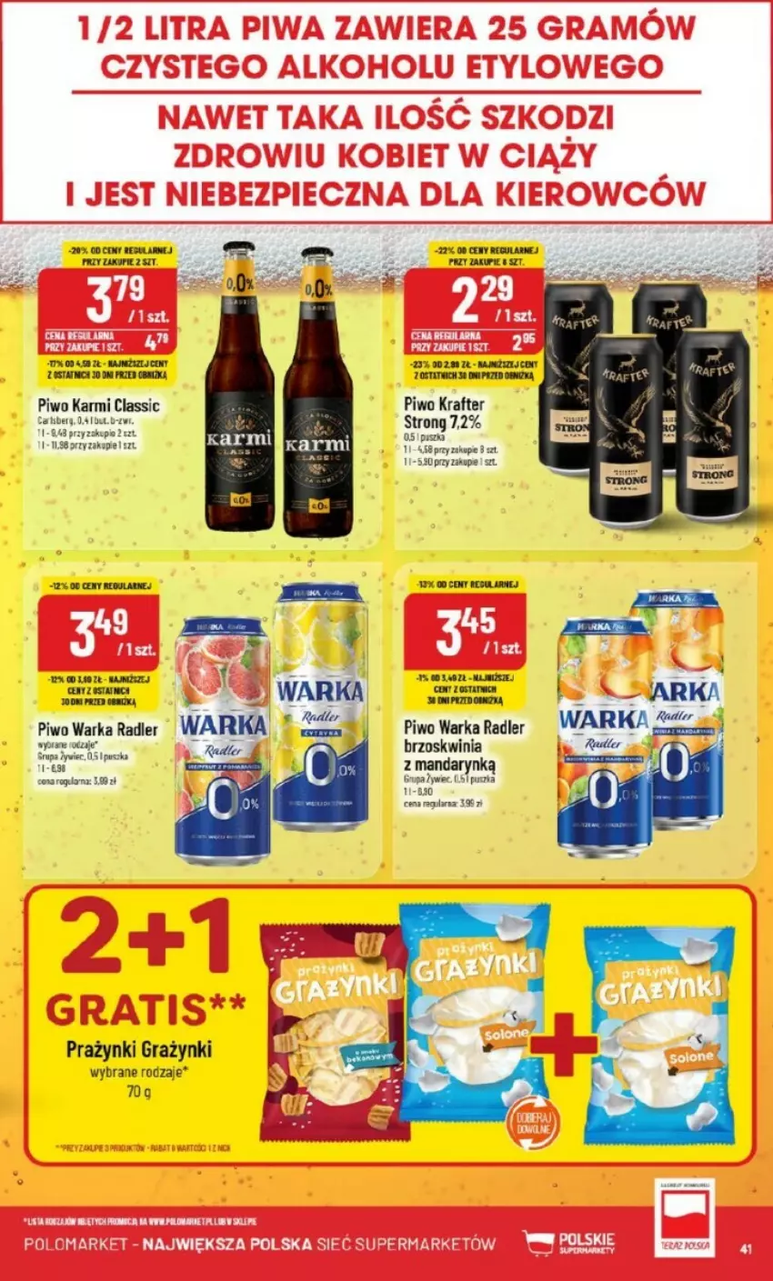 Gazetka promocyjna PoloMarket - ważna 29.01 do 04.02.2025 - strona 36 - produkty: Gra, Karmi, Piwo, Radler, Warka