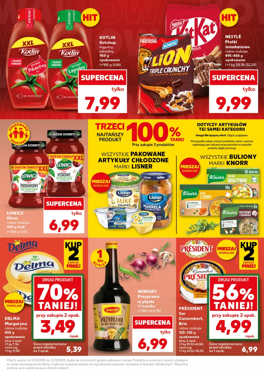 Gazetka promocyjna Kaufland - Mocny Start - ważna 20.10 do 22.10.2025 - strona 11 - produkty: Danio, Dżem, Kotlin, Winiary