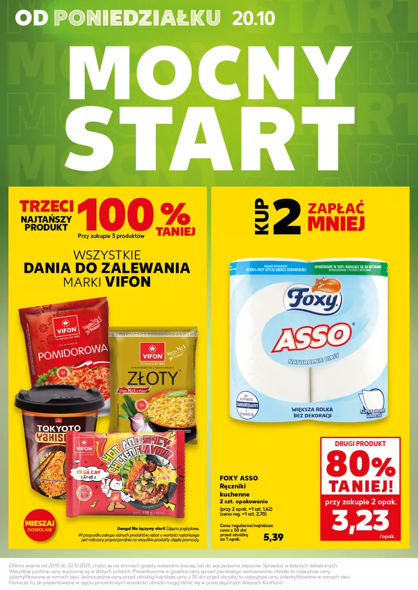 Gazetka promocyjna Kaufland - Mocny Start - ważna 20.10 do 22.10.2025 - strona 5 - produkty: Foxy, Por, Ręcznik, Waga