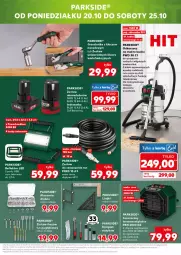 Gazetka promocyjna Kaufland - Mocny Start - Gazetka - ważna od 22.10 do 22.10.2025 - strona 25 - produkty: Parkside, Teleskop, Odkurzacz, Top, Sok, Por, Rura, Reflektor LED, Warka, Termowentylator, Reflektor, Powerbank, Mobil, Akumulator, LG