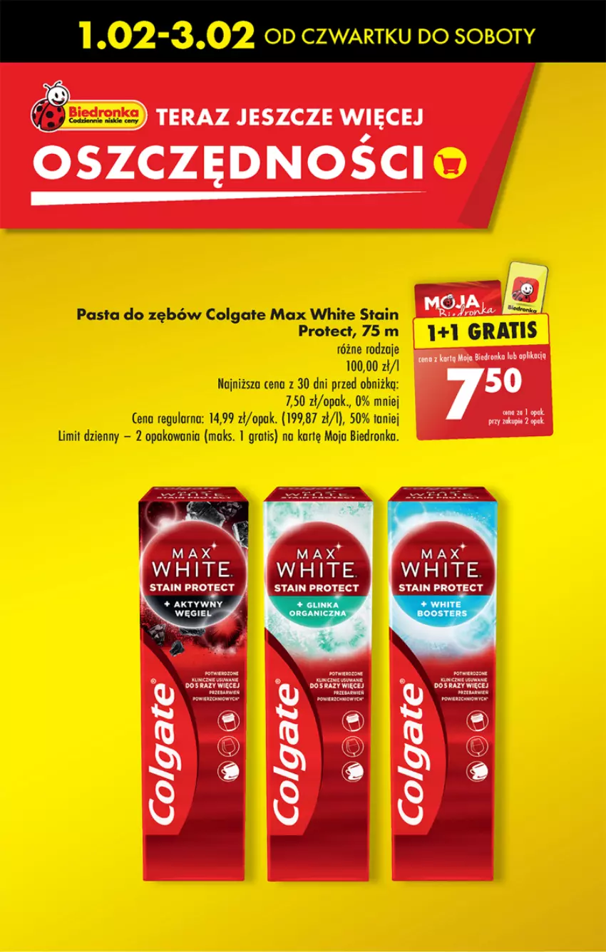 Gazetka promocyjna Biedronka - Od czwartku - ważna 01.02 do 07.02.2024 - strona 15 - produkty: Colgate, Gra, LG, Pasta do zębów, Tera