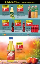 Gazetka promocyjna Biedronka - Od czwartku - Gazetka - ważna od 07.02 do 07.02.2024 - strona 52 - produkty: Sok, Gin, Rama, Nektar bananowy, Coca-Cola, Napój gazowany, Tymbark, Napój niegazowany, Napój, Mięta, Nektar, Hortex