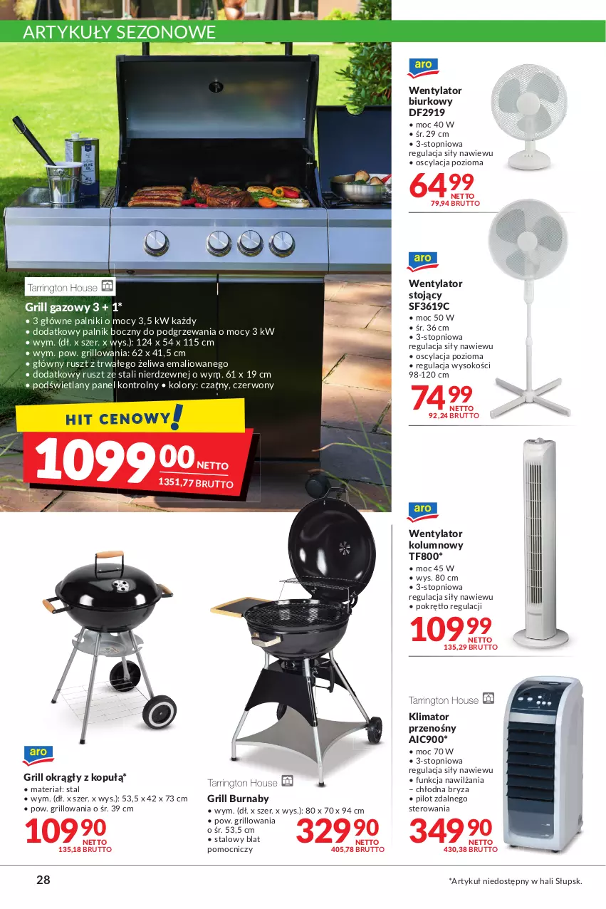 Gazetka promocyjna Makro - [Oferta promocyjna] Artykuły spożywcze i przemysłowe - ważna 12.07 do 25.07.2022 - strona 28 - produkty: Biurko, Bryza, Grill, Grill gazowy, Sok, Top