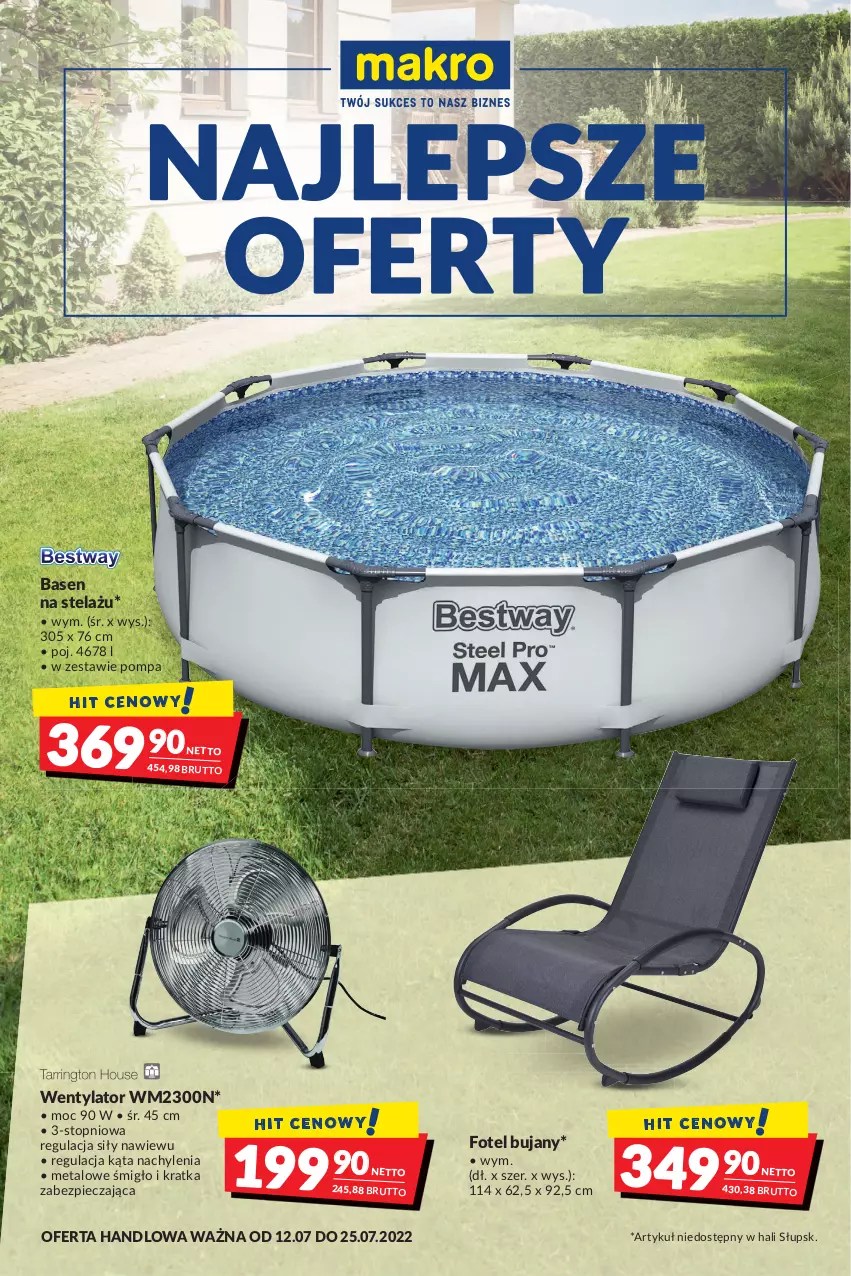 Gazetka promocyjna Makro - [Oferta promocyjna] Artykuły spożywcze i przemysłowe - ważna 12.07 do 25.07.2022 - strona 30 - produkty: Fotel, Piec, Top