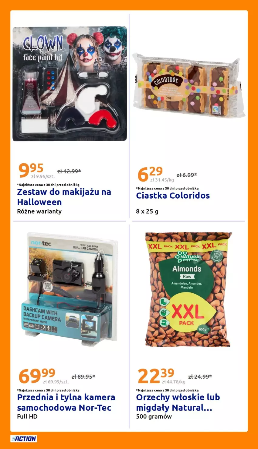 Gazetka promocyjna Action - Gazetka tydzień 43 2026 - ważna 21.10 do 27.10.2026 - strona 22 - produkty: Ciastka, Gra, Kamera, Makijaż, Migdały