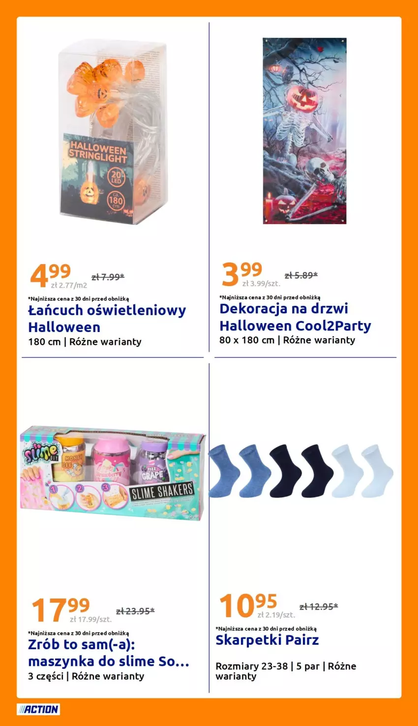 Gazetka promocyjna Action - Gazetka tydzień 43 2026 - ważna 21.10 do 27.10.2026 - strona 33 - produkty: Drzwi, Karp, Maszynka, Skarpetki, Szynka