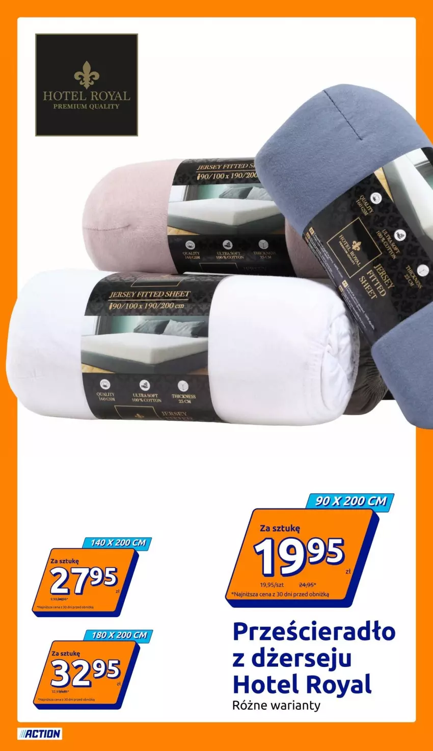 Gazetka promocyjna Action - Gazetka tydzień 43 2026 - ważna 21.10 do 27.10.2026 - strona 5 - produkty: Prześcieradło