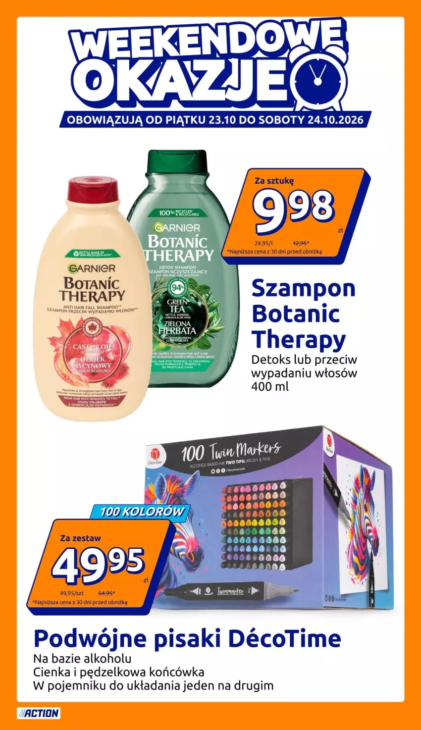 Gazetka promocyjna Action - Gazetka tydzień 43 2026 - ważna 21.10 do 27.10.2026 - strona 6 - produkty: Garnier, Pojemnik, Szampon