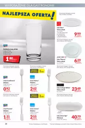 Gazetka promocyjna Makro - [Oferta promocyjna] Artykuły spożywcze i przemysłowe - Gazetka - ważna od 16.05 do 16.05.2022 - strona 20 - produkty: Sok, Por, Widelec, Talerz, Szklanka