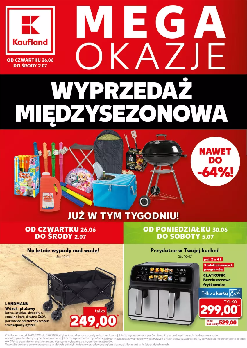 Gazetka promocyjna Kaufland - Kaufland - ważna 26.06 do 02.07.2025 - strona 1 - produkty: Pokrowiec, Teleskop, Wózek