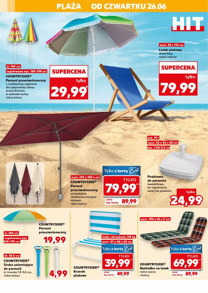 Gazetka promocyjna Kaufland - Kaufland - ważna 26.06 do 02.07.2025 - strona 10 - produkty: Gin, Krzesło, Parasol, Torba