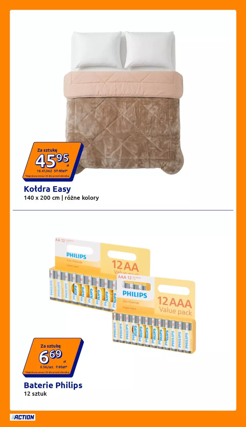 Gazetka promocyjna Action - Gazetka tydzień 43 2026 - ważna 21.10 do 27.10.2026 - strona 11 - produkty: Kołdra, Philips
