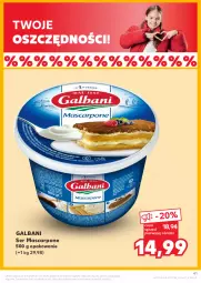 Gazetka promocyjna Kaufland - Gazetka tygodnia - Gazetka - ważna od 08.05 do 08.05.2024 - strona 41 - produkty: Ser, Jogurt, Mascarpone, Galbani