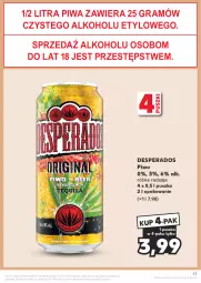 Gazetka promocyjna Kaufland - Gazetka tygodnia - Gazetka - ważna od 08.05 do 08.05.2024 - strona 53 - produkty: Piwa, Piwo, Gra, Desperados, Woda