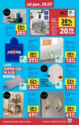 Gazetka promocyjna Aldi - Lato SUPER CEN - Gazetka - ważna od 31.08 do 31.08.2024 - strona 5 - produkty: Sos, Dywanik, Kosz, Regał, Wełna, Ręcznik, Poduszka pod kark, Półka, Haczyk, Poduszka, Ponczo, Dywan