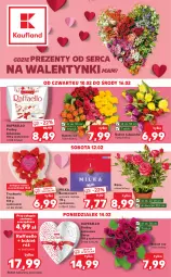 Gazetka promocyjna Kaufland - OFERTA TYGODNIA - Gazetka - ważna od 16.02 do 16.02.2022 - strona 1 - produkty: Ser, Tulipan, Róża, Truskawki, Praliny, Raffaello, Bukiet, Bomboniera, Milka, Kokos, Fa