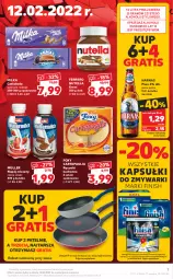 Gazetka promocyjna Kaufland - OFERTA TYGODNIA - Gazetka - ważna od 16.02 do 16.02.2022 - strona 7 - produkty: Piwa, Piwo, Nutella, Gra, Finish, Ręcznik, Czekolada, Müller, Napój mleczny, Ferrero, Foxy, Zmywarki, Waga, Harnaś, Napój, Milka