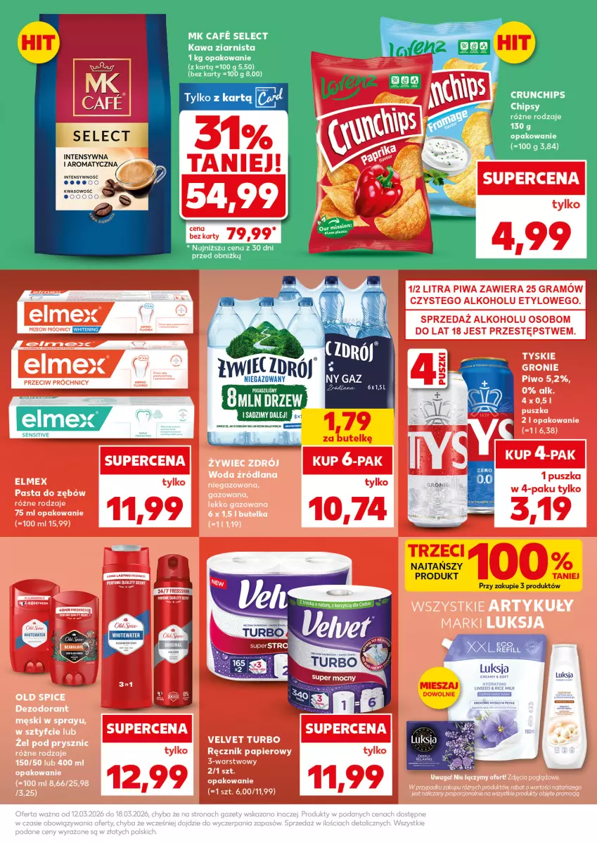 Gazetka promocyjna Kaufland - Mocny Start - ważna 16.03 do 18.03.2026 - strona 9 - produkty: Chipsy, Crunchips, Kawa, Kawa ziarnista