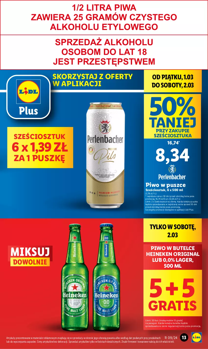 Gazetka promocyjna Lidl - GAZETKA - ważna 29.02 do 02.03.2024 - strona 15 - produkty: Gin, Gra, Heineken, Olej, Piwo