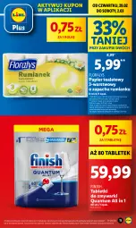Gazetka promocyjna Lidl - GAZETKA - Gazetka - ważna od 02.03 do 02.03.2024 - strona 13 - produkty: Rum, Papier, Finish, Tablet, Papier toaletowy, Zmywarki, Flora, Olej, Tabletki do zmywarki