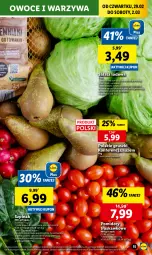 Gazetka promocyjna Lidl - GAZETKA - Gazetka - ważna od 02.03 do 02.03.2024 - strona 19 - produkty: Warzywa, Sałata lodowa, Sałat, Gruszki, Owoce, Olej, Pomidory, Szpinak