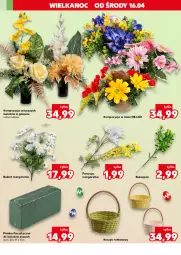 Gazetka promocyjna Kaufland - Kaufland - Gazetka - ważna od 23.04 do 23.04.2025 - strona 16 - produkty: Pianka florystyczna, Kosz, Bukiet
