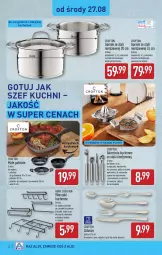 Gazetka promocyjna Aldi - Pełna oferta - Gazetka - ważna od 31.08 do 31.08.2025 - strona 24 - produkty: Ser, Noż, Miarka, Garnek, Wieszak, Ananas, Trzepaczka, Ręcznik, Wyciskarka, Patelnia, Grill