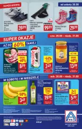 Gazetka promocyjna Aldi - Pełna oferta - Gazetka - ważna od 31.08 do 31.08.2025 - strona 39 - produkty: Banany, Odkurzacz, Por, Gin, Gra, Bell, Buty, Rozdrabniacz, O nas, Mlekovita, Sport, Miód, Dzieci, Oliwa z oliwek, Bella, Biuro, Masło, Nektar, Mleko, Fa, Oliwa