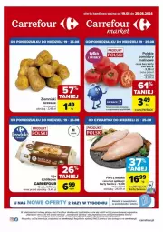 Gazetka promocyjna Carrefour - Gazetka - ważna od 25.08 do 25.08.2024 - strona 1 - produkty: Jaja, Pomidory