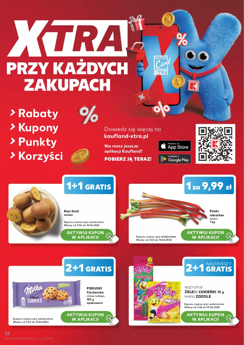 Gazetka promocyjna Kaufland - Gazetka tygodnia - ważna 03.06 do 10.06.2026 - strona 22 - produkty: Cukier, Cukierki, Gra, Kiwi, Tera