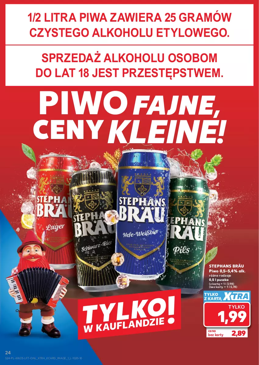 Gazetka promocyjna Kaufland - Gazetka tygodnia - ważna 03.06 do 10.06.2026 - strona 24 - produkty: Fa, Gra, Piwa, Piwo