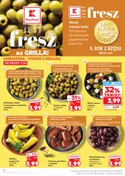 Gazetka promocyjna Kaufland - Gazetka tygodnia - Gazetka - ważna od 10.06 do 10.06.2026 - strona 36 - produkty: Makaron, Ser, Oliwki, Szal, Kosz, Pojemnik, Sałat, Serek, Oliwki czarne, Suszone pomidory, Grill, Olej, Pomidory