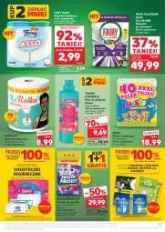 Gazetka promocyjna Kaufland - Gazetka tygodnia - Gazetka - ważna od 10.06 do 10.06.2026 - strona 67 - produkty: Naturell, Por, Gra, Papier, Proszek do prania, Discreet, Papier toaletowy, Płyn do płukania, Ręcznik, Chusteczki, Always, Podpaski, Foxy, Fairy, Zmywarki, Wkładki, Waga, Naturella, Fa