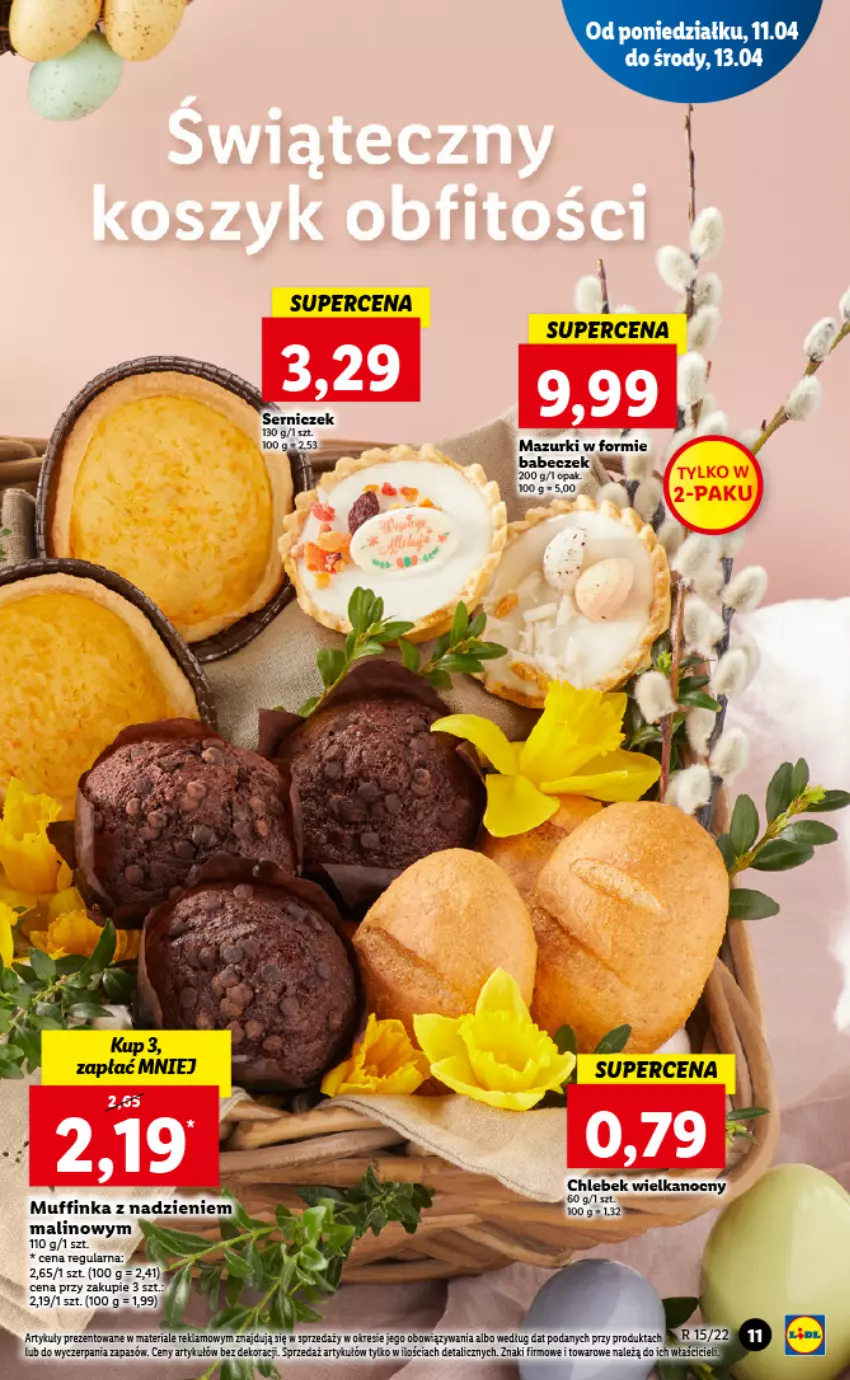 Gazetka promocyjna Lidl - GAZETKA - ważna 11.04 do 13.04.2022 - strona 11 - produkty: Chleb, Fa