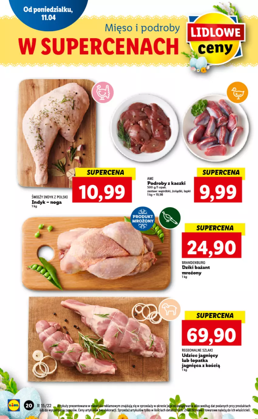 Gazetka promocyjna Lidl - GAZETKA - ważna 11.04 do 13.04.2022 - strona 20 - produkty: Mięso