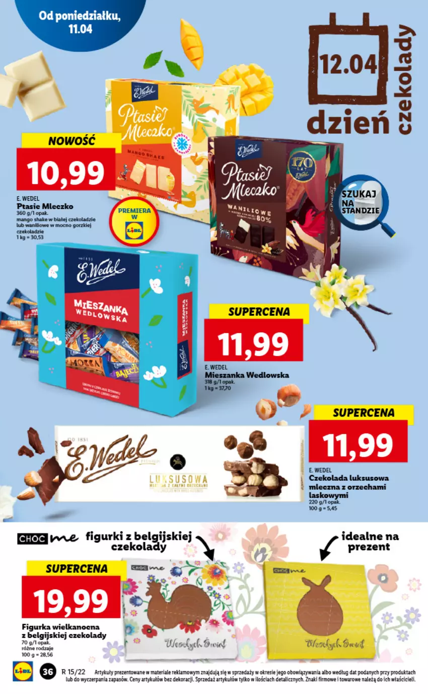 Gazetka promocyjna Lidl - GAZETKA - ważna 11.04 do 13.04.2022 - strona 36 - produkty: LG, Mango, Mleczko, Ptasie mleczko