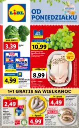 Gazetka promocyjna Lidl - GAZETKA - Gazetka - ważna od 13.04 do 13.04.2022 - strona 1 - produkty: Majonez, Gra, Rama, Jaja, PIKOK, Masło, Kiełbasa, Mleko