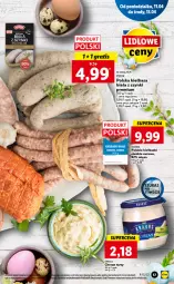 Gazetka promocyjna Lidl - GAZETKA - Gazetka - ważna od 13.04 do 13.04.2022 - strona 17 - produkty: Chrzan, Mus, Gry, Kiełbaski białe, PIKOK, Kiełbasa biała, Kiełbasa