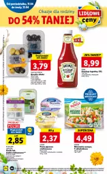 Gazetka promocyjna Lidl - GAZETKA - Gazetka - ważna od 13.04 do 13.04.2022 - strona 50 - produkty: Chrzan, Ketchup, Por, Oliwki, Kiełki, Flora, Heinz, Mieszanka warzyw, Lisner