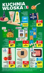 Gazetka promocyjna Carrefour - Gazetka Kuchnia włoska w SUMIE przez cały rok - Gazetka - ważna od 22.08 do 22.08.2026 - strona 7 - produkty: Makaron, Mięso mielone, Ser, Gra, Spód do pizzy, LANA, Tenex, Masło, Ogród, Mięso, Hortex, Fa