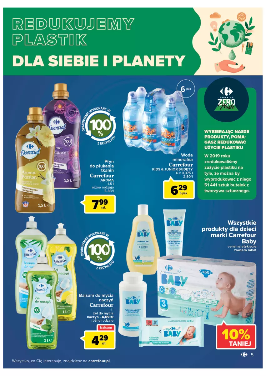 Gazetka promocyjna Carrefour - Gazetka Carrefour - ważna 19.04 do 30.04.2022 - strona 5 - produkty: Balsam do mycia naczyń, Do mycia naczyń, Dzieci