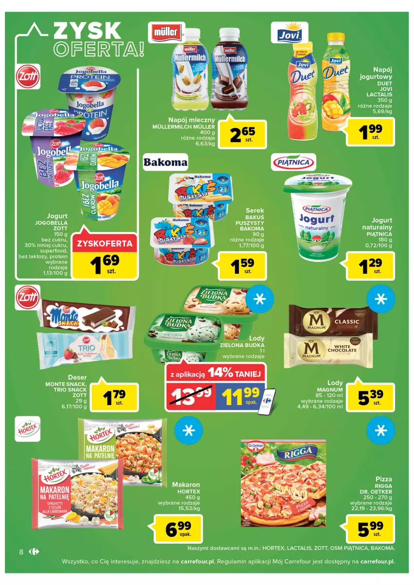 Gazetka promocyjna Carrefour - Gazetka Carrefour - ważna 19.04 do 30.04.2022 - strona 8 - produkty: Bakoma, Mango, Spaghetti