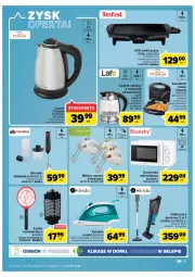 Gazetka promocyjna Carrefour - Gazetka Carrefour - Gazetka - ważna od 30.04 do 30.04.2022 - strona 31 - produkty: Piec, Odkurzacz, Ser, Blender, Czajnik, Termos, Toster, Mikser, Tefal, Kuchenka mikrofalowa, Mikser ręczny, Grill, Lampa, Fa