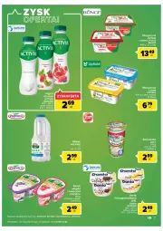 Gazetka promocyjna Carrefour - Gazetka Carrefour - Gazetka - ważna od 30.04 do 30.04.2022 - strona 7 - produkty: Serek wiejski, Jogurt naturalny, Ser, Gra, Danone, Piątnica, Zott, Jogurt, Optima Cardio, Granat, Kiwi, Activia, Serek homogenizowany, Serek, Optima, Margaryna, Danio, Flora, Mleko