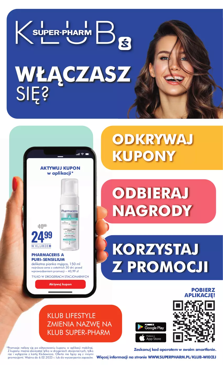 Gazetka promocyjna Super Pharm - Gazetka - ważna 26.01 do 06.02.2023 - strona 19 - produkty: Acer, Mobil, Pharmaceris, Pur, Smartfon