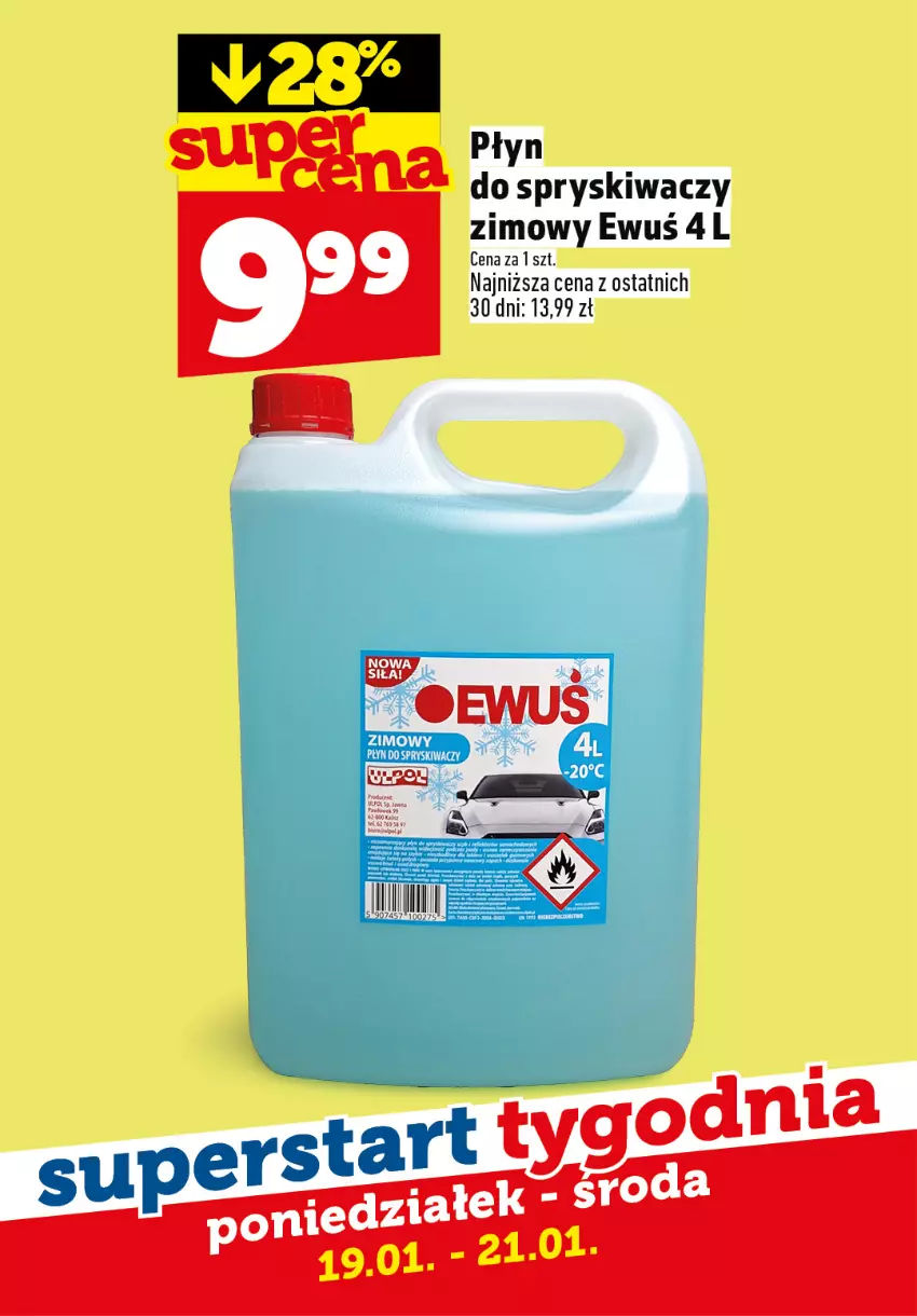 Gazetka promocyjna Topaz - Gazetka - ważna 19.01 do 21.01.2026 - strona 5 - produkty: Płyn do spryskiwaczy