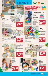 Gazetka promocyjna Aldi - Pełna oferta - Gazetka - ważna od 08.11 do 08.11.2025 - strona 25 - produkty: Gra, Układanka, Tablica edukacyjna, Puzzle, Scrabble, Zabawka, Zegar, Dzieci, Klocki, Wagi, Monte, Kalendarz