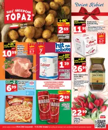 Gazetka promocyjna Topaz - Gazetka - Gazetka - ważna od 11.03 do 11.03.2026 - strona 1 - produkty: Piwo, Kawa rozpuszczalna, Cukier, Tulipan, Kawa, Raffaello, Warka, Bukiet, Ferrero, Jacobs, Fa