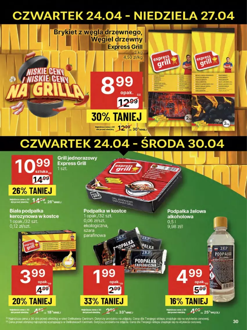 Gazetka promocyjna Delikatesy Centrum - Franczyza DC17 Czwartek - ważna 24.04 do 30.04.2025 - strona 30 - produkty: Fa, Grill, Rum
